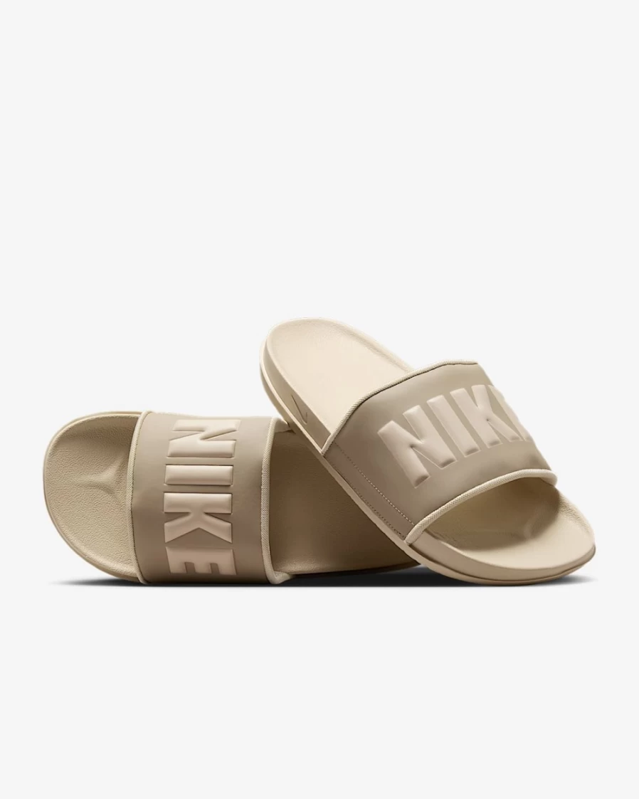 Nike Offcourt Men's Slides Khaki/Rattan - Casual Comfortable Slide Sandals for Men
