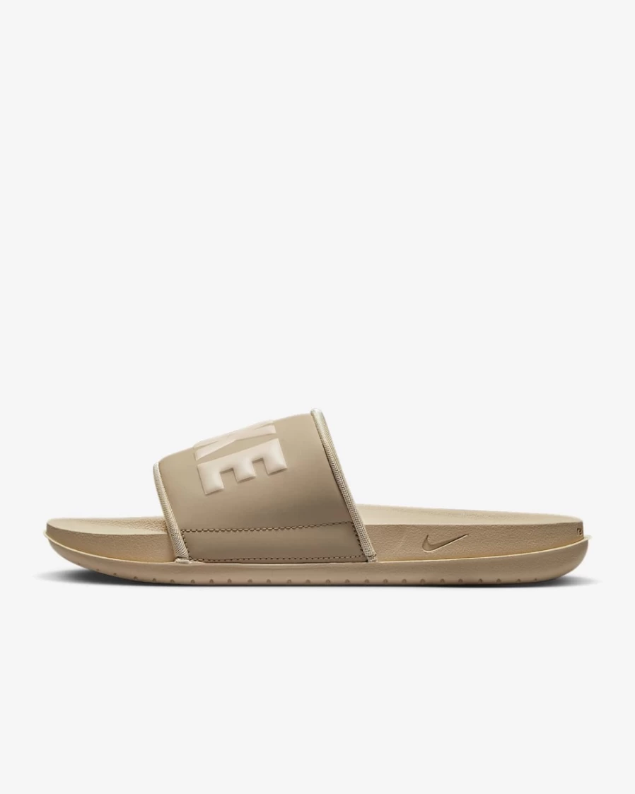 Nike Offcourt Men's Slides Khaki/Rattan - Casual Comfortable Slide Sandals for Men