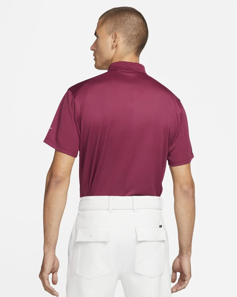 Nike Dri-FIT Victory Men's Golf Polo Shirt - Team Maroon/White, Moisture-Wicking, Breathable Performance Top