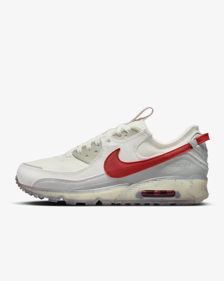 Nike Air Max Terrascape 90 Men's Shoes - Summit White/Pure Platinum/Wolf Grey/Red Clay