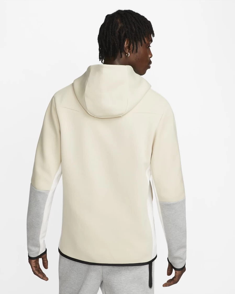 Nike Men's Tech Fleece Full-Zip Hoodie - Rattan, Phantom, Dark Grey Heather, Black | Sportswear