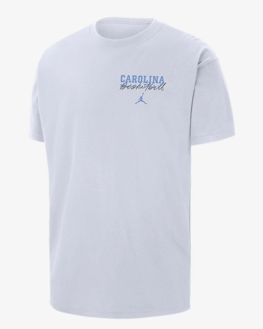 Nike Men's White Jordan College UNC Max90 T-Shirt