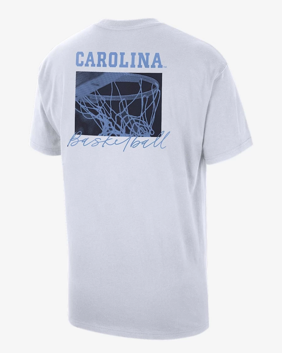 Nike Men's White Jordan College UNC Max90 T-Shirt