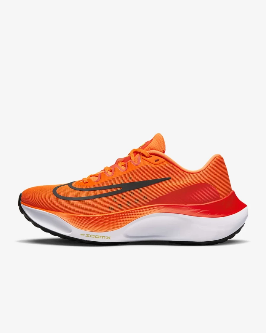 Nike Zoom Fly 5 Men's Road Running Shoes - Total Orange/Bright Crimson/White/Black