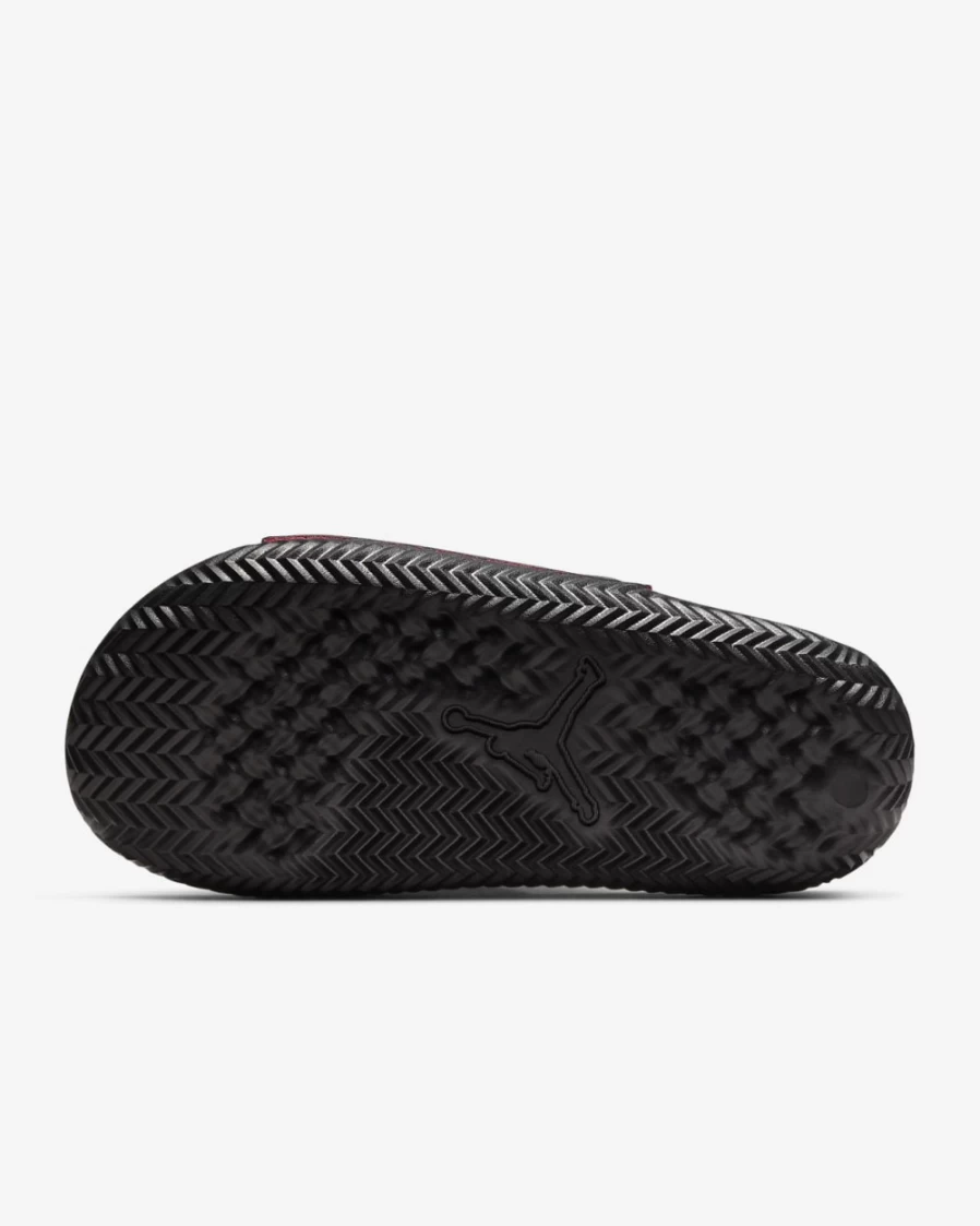 Nike Jordan Play Men's Slides - Black/Photon Dust/Off Noir/University Red