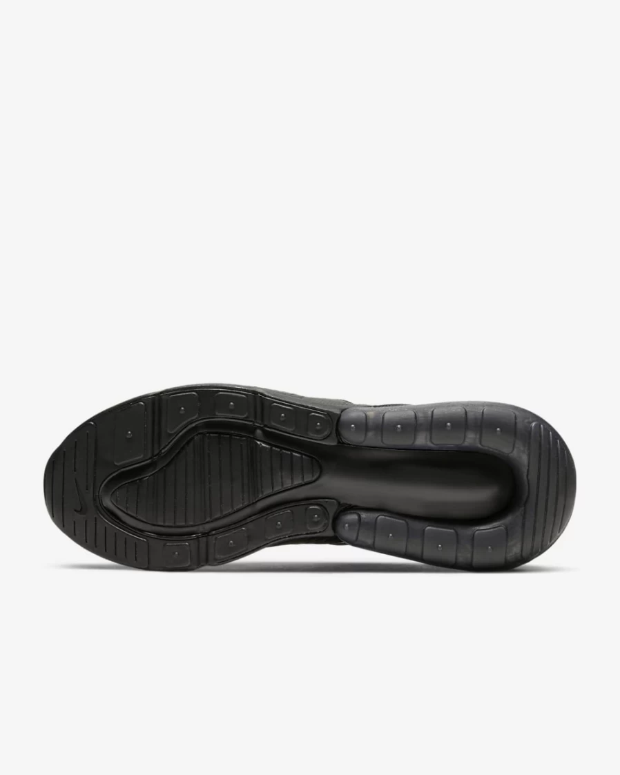Nike Air Max 270 Men's Black Running Shoes - Triple Black Colorway