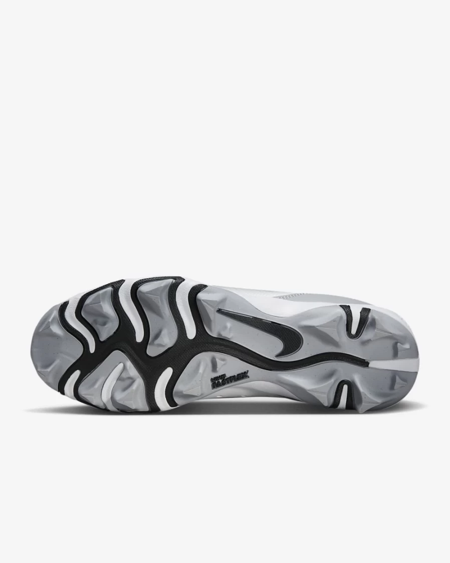 Nike Alpha Huarache 4 Keystone Men's Baseball Cleats - White/Wolf Grey/Pure Platinum/Black