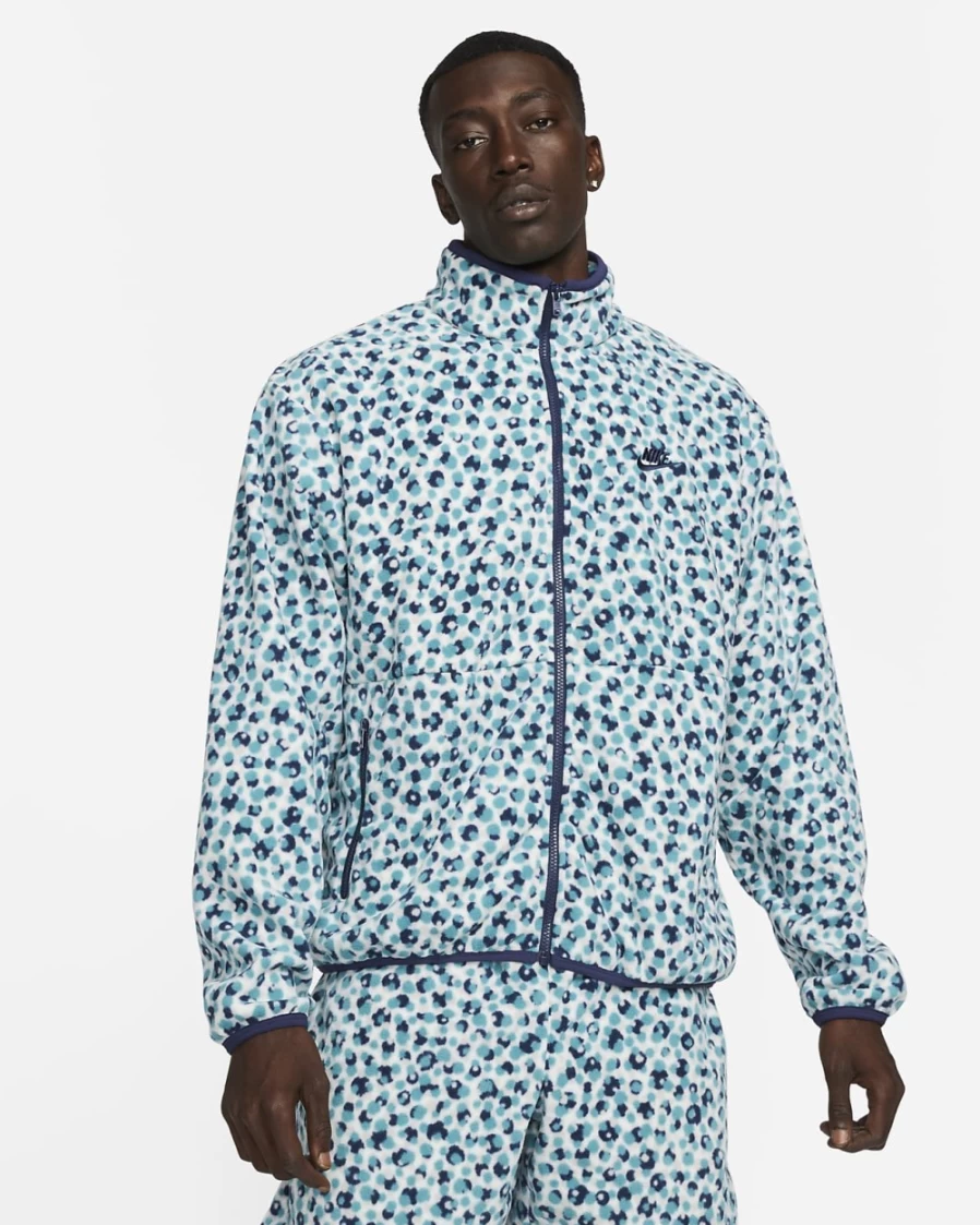 Nike Club Fleece+ Men's Jacket in Mineral Teal & Midnight Navy - Comfortable & Stylish Men's Outerwear