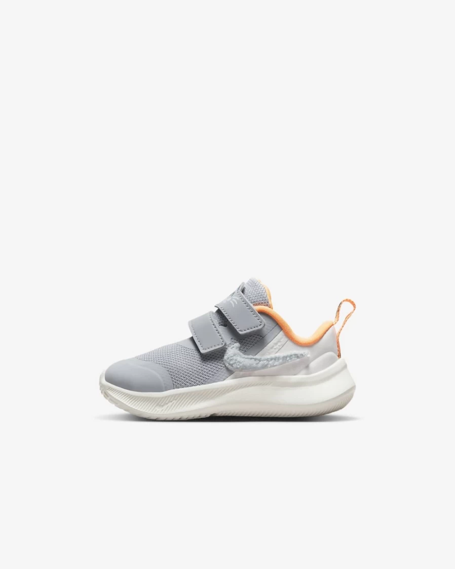 Nike Star Runner 3 Toddler Shoes for Boys & Girls - Wolf Grey/Summit White/Peach Cream/Glacier Blue