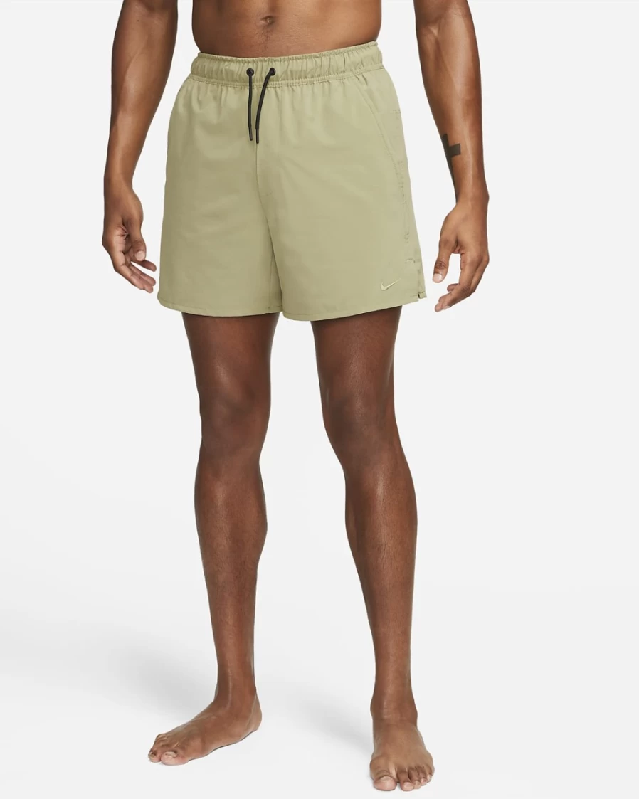 Nike Dri-FIT Unlimited Men's 5" Unlined Versatile Shorts in Neutral Olive/Black