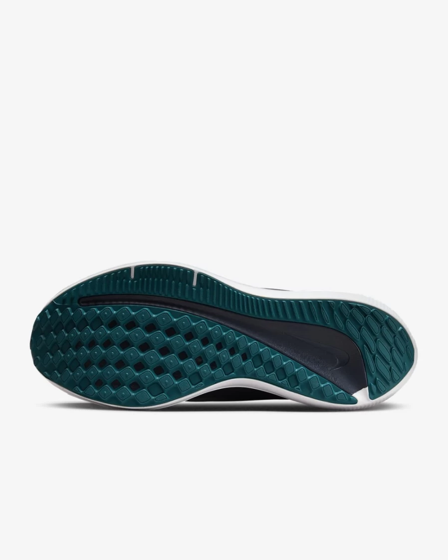 Nike Winflo 9 Men's Road Running Shoes - Obsidian/Valerian Blue/Bright Spruce/Barely Green