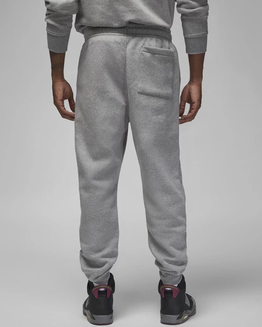 Nike Jordan Brooklyn Fleece Men's Pants - Carbon Heather/Black/White