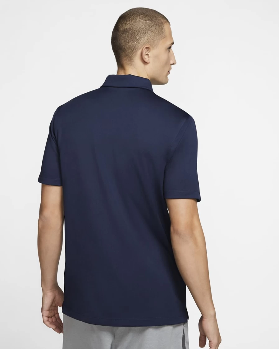 Nike Men's College Navy/Black/White Football Polo Shirt - Athletic Soccer Jersey