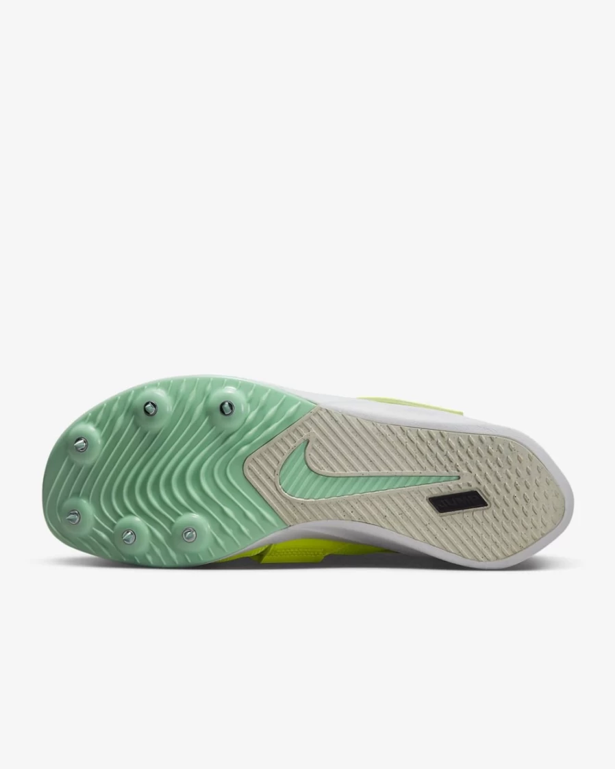 Nike Zoom Rival Men's Track & Field Jumping Spikes - Volt/Mint Foam/Coconut Milk/Cave Purple