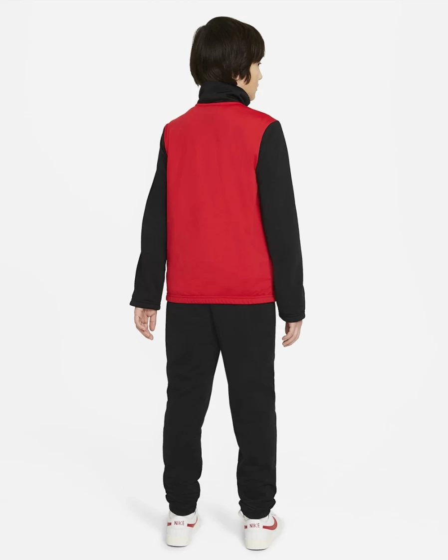 Nike Sportswear Big Kids' Tracksuit for Boys & Girls - University Red/Black/White Athletic Set