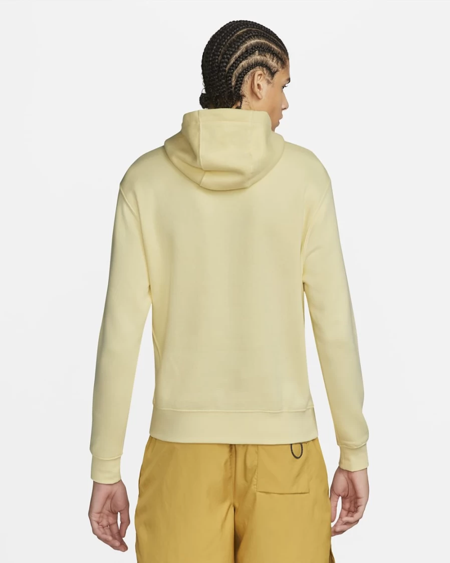 Nike Men's Club Fleece Pullover Hoodie - Alabaster/White Sportswear