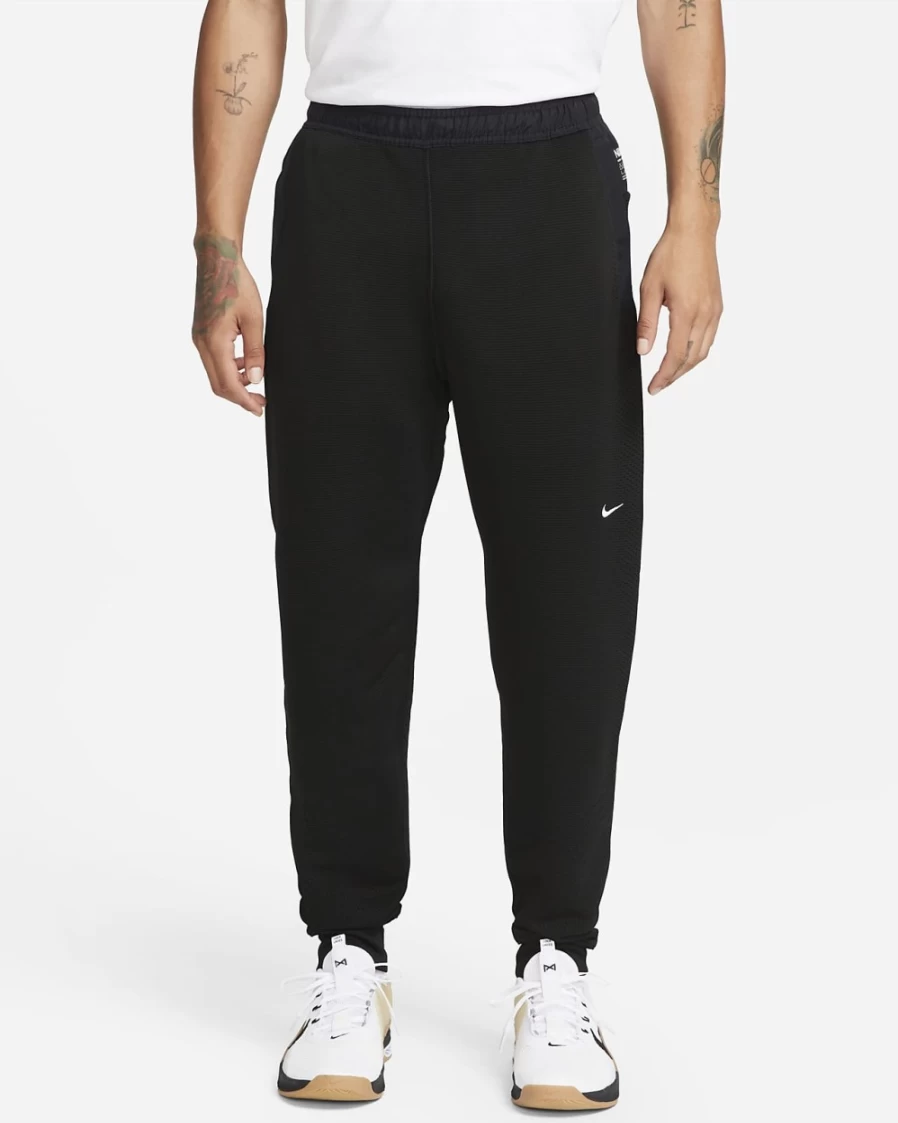 Nike Therma-FIT ADV A.P.S. Men's Fleece Training Pants - Black/White - Workout & Running
