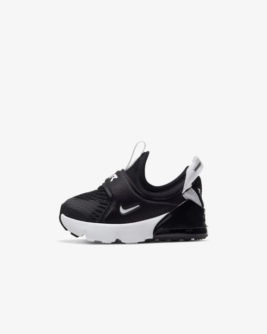 Nike Air Max 270 Extreme Black/White Baby Toddler Shoes for Boys and Girls