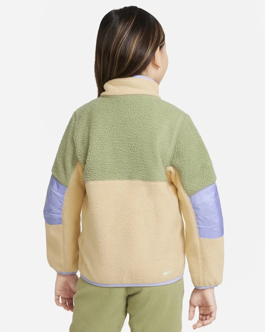 Nike ACG Polar Fleece Jacket for Boys & Girls - Sesame Color, Kids' Outdoor Winter Jacket