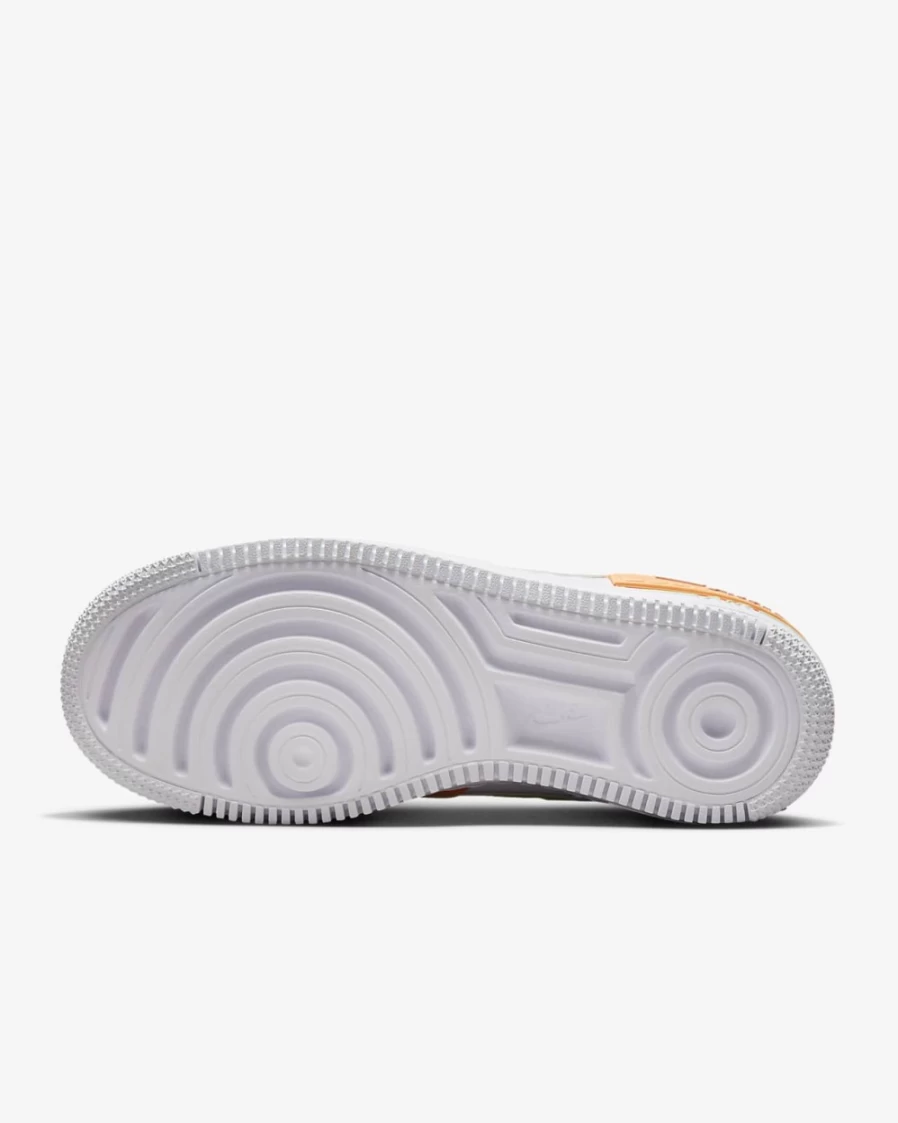 Nike Air Force 1 Shadow Women's Shoes in White, Peach Cream & Light Liquid Lime