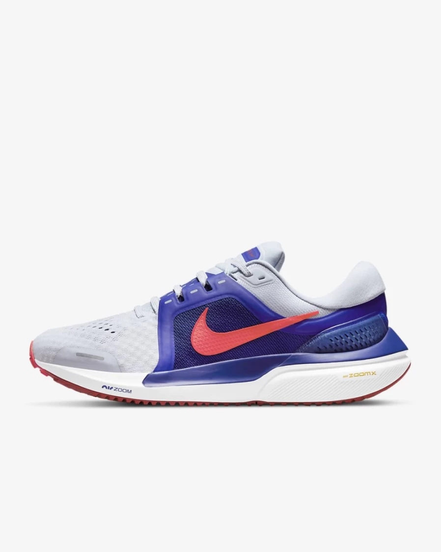 Nike Vomero 16 Men's Road Running Shoes - Football Grey/Concord/Light Thistle/Bright Crimson