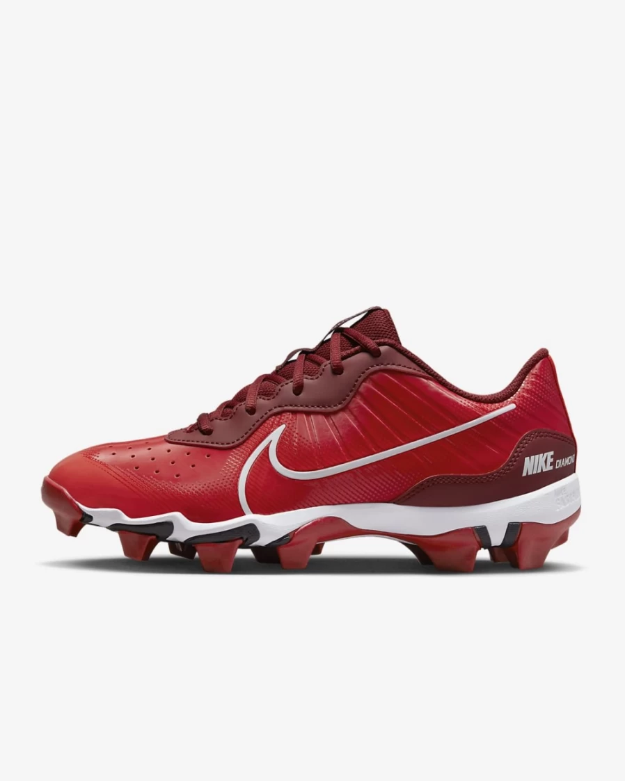 Nike Alpha Huarache 4 Keystone Men's Baseball Cleats - University Red/Team Red/Habanero Red/White