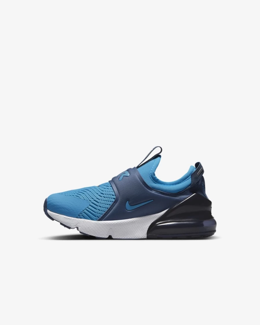 Nike Air Max 270 Extreme Little Kids' Sneakers for Boys & Girls - Diffused Blue/White/Midnight Navy/Blue Lightning