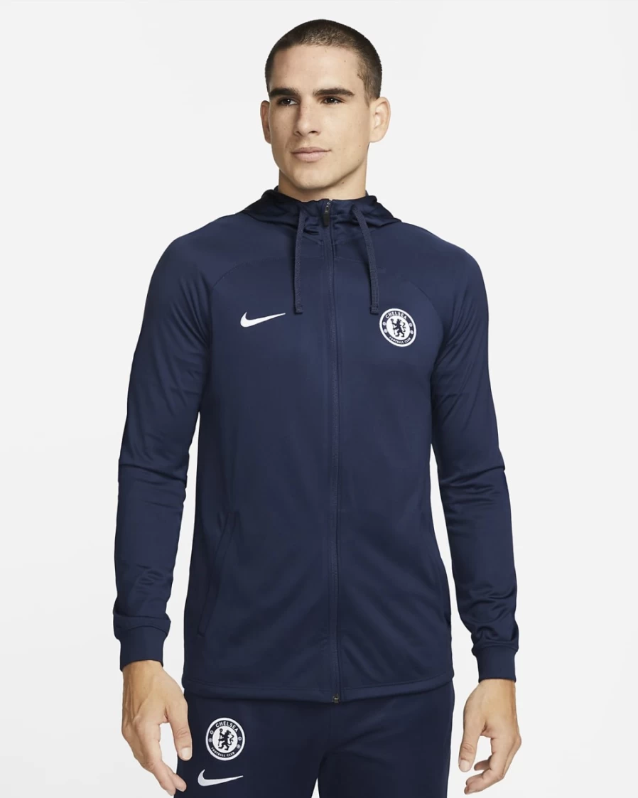 Nike Dri-FIT Chelsea FC Strike Track Jacket for Men - College Navy/White