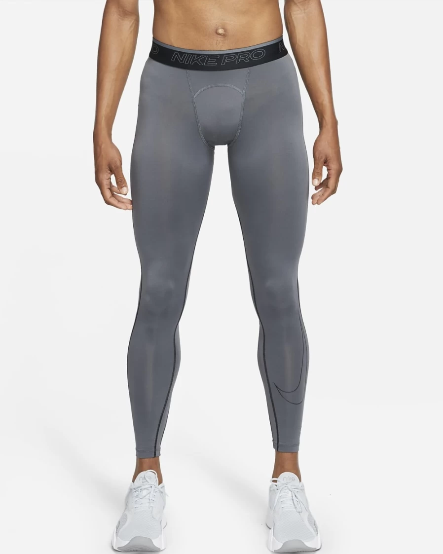 Nike Pro Dri-FIT Men's Training Tights - Iron Grey/Black/Black