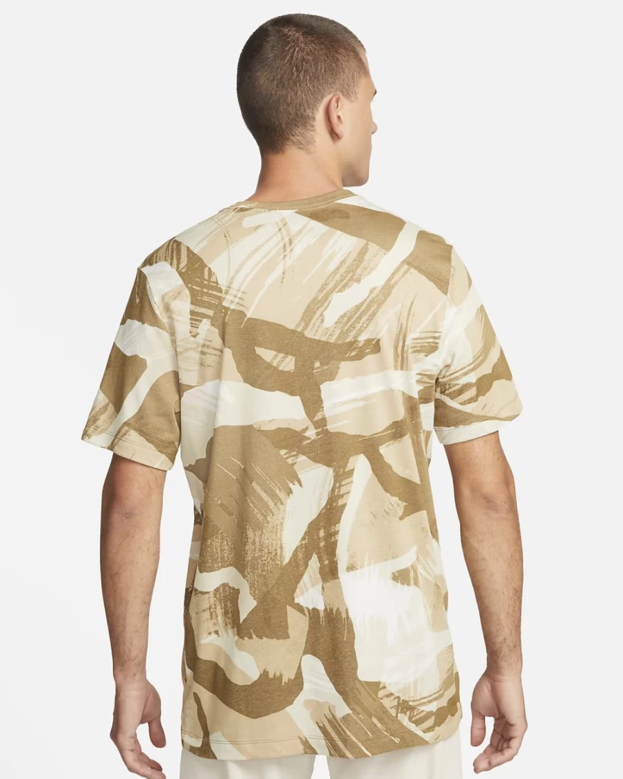 Nike Dri-FIT Men's Training T-Shirt - Hazel Rush Camo Print Moisture-Wicking Top