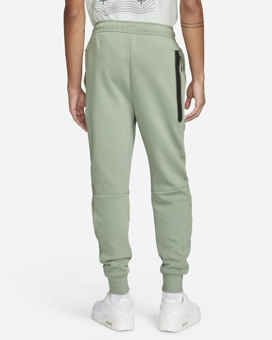 Nike Men's Tech Fleece Joggers - Mica Green/Black Sportswear Pants