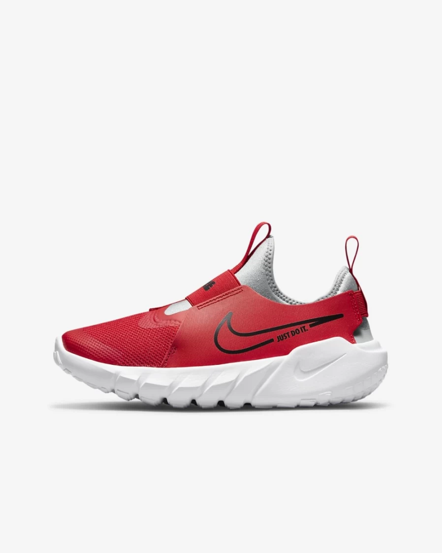 Nike Flex Runner 2 Big Kids' Road Running Shoes for Boys & Girls - University Red/Light Smoke Grey/Photo Blue/Black