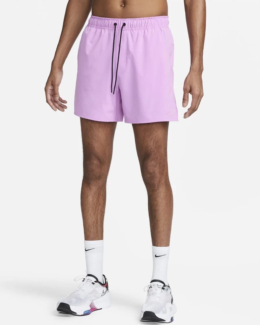 Nike Dri-FIT Unlimited Men's 5" Unlined Versatile Shorts in Rush Fuchsia/Black - Lightweight Quick-Dry Athletic Shorts for Running & Training