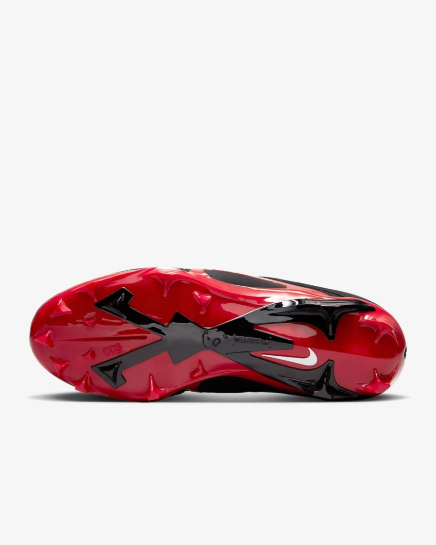Nike Alpha Menace Pro 3 Men's Football Cleats - Black/University Red/White for Men