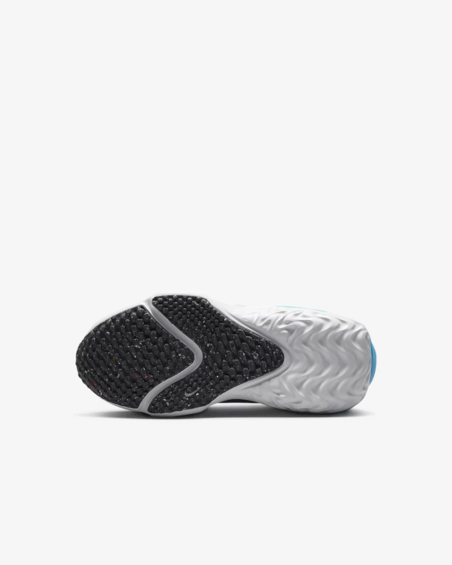 Nike Run Flow Easy On/Off Kids' Running Shoes for Boys & Girls - Thunder Blue/Black/Blue Lightning/Racer Blue