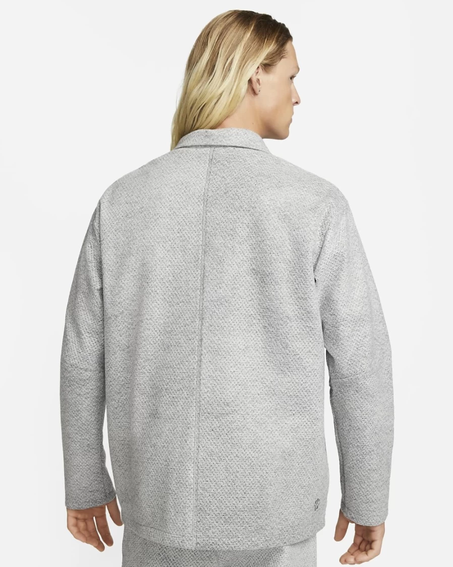 Nike Therma-FIT ADV Men's Workout Jacket in Smoke Grey & Heather - Lightweight Training Coat for Gym & Running