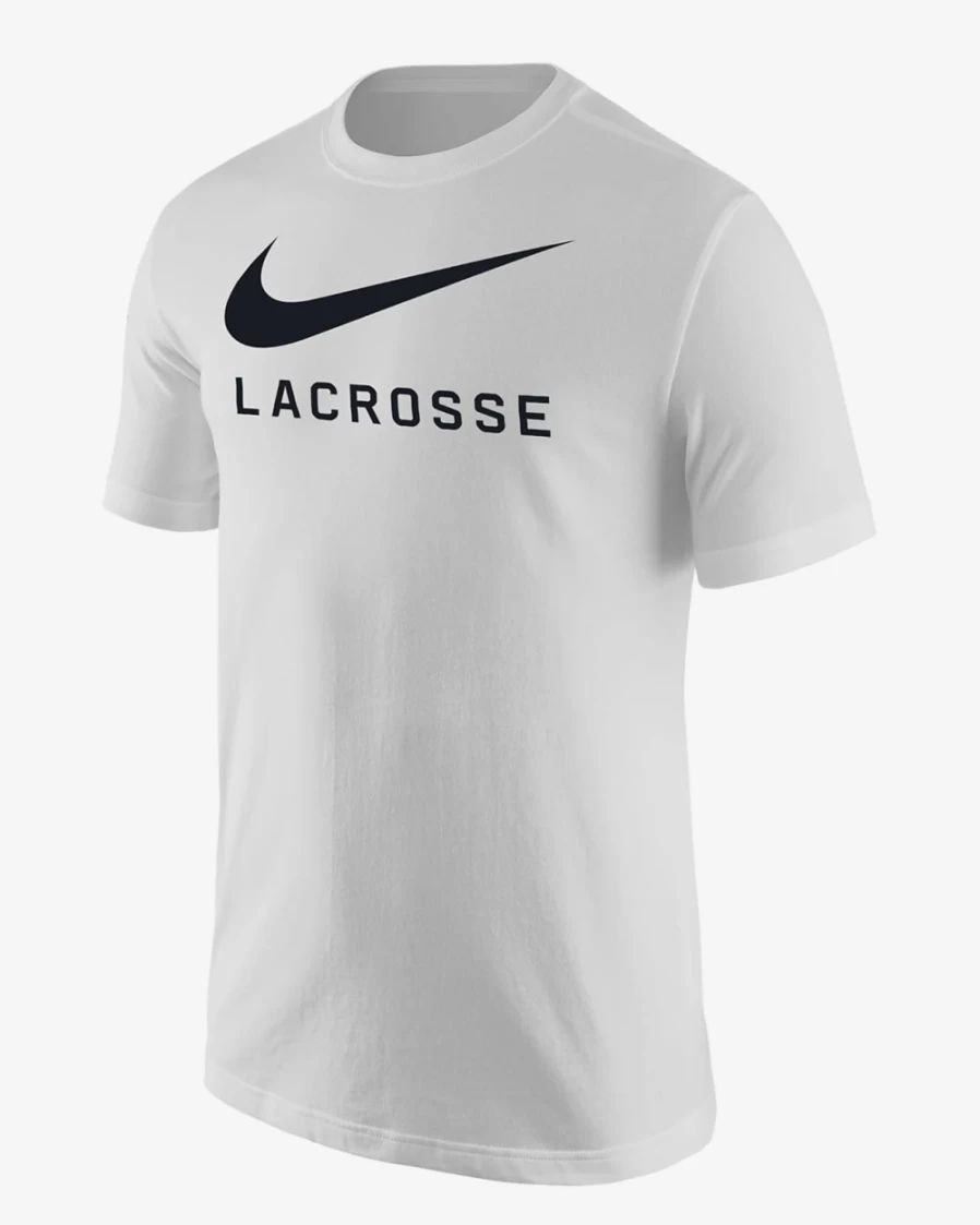 Nike Men's White Swoosh Logo T-Shirt - Classic Cotton Tee