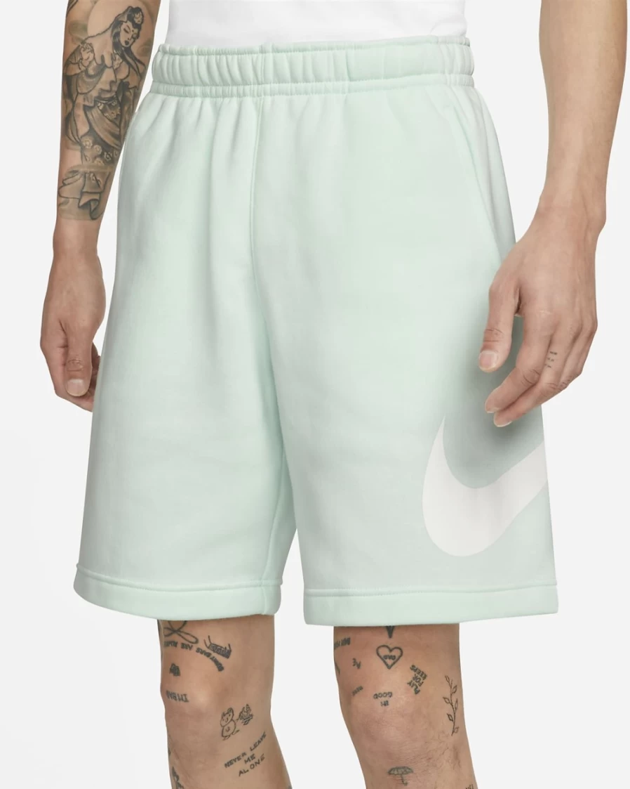 Nike Men's Sportswear Club Graphic Shorts - Barely Green