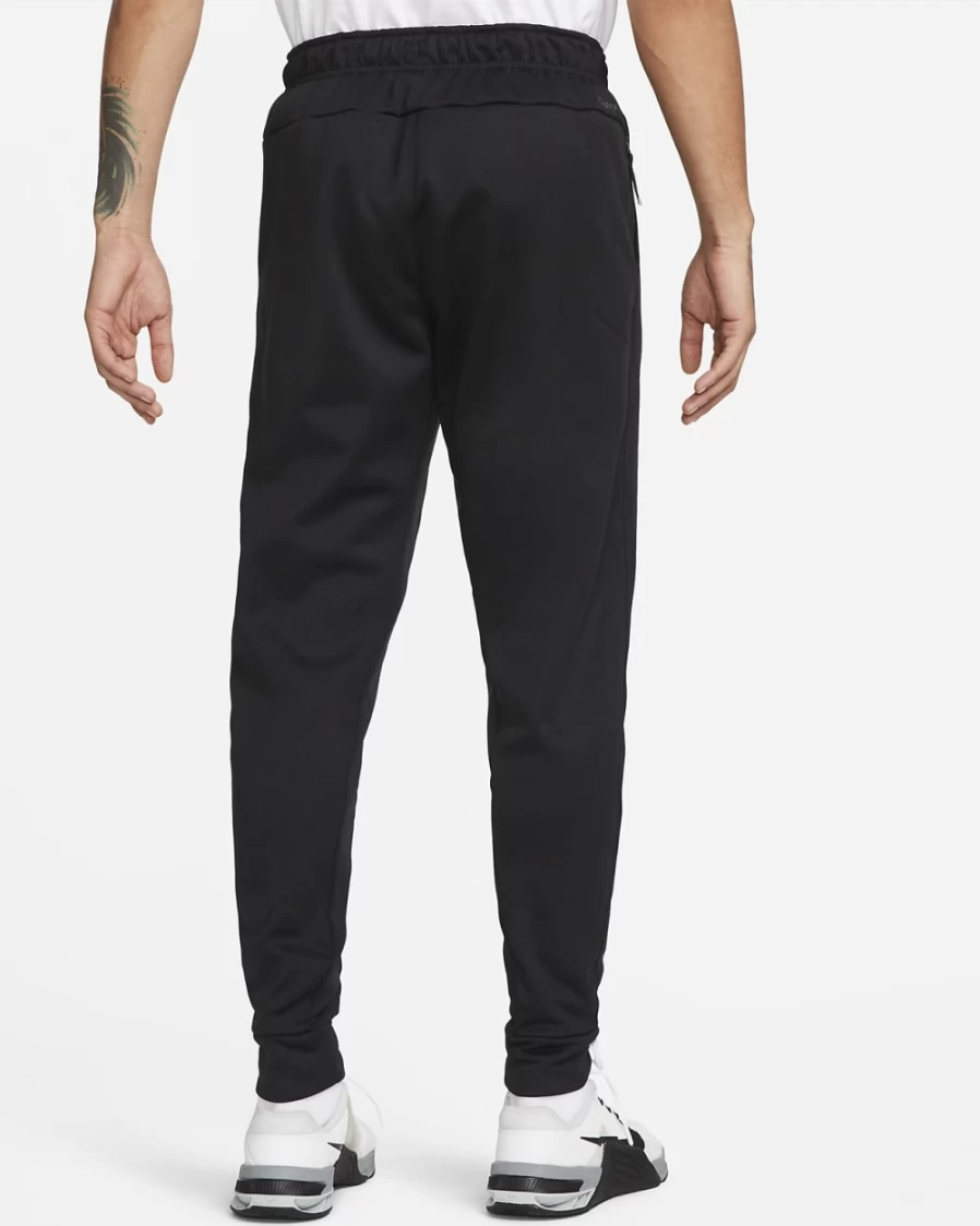 Nike Therma-FIT Men's Black Training Pants with Tapered Fit for Workouts