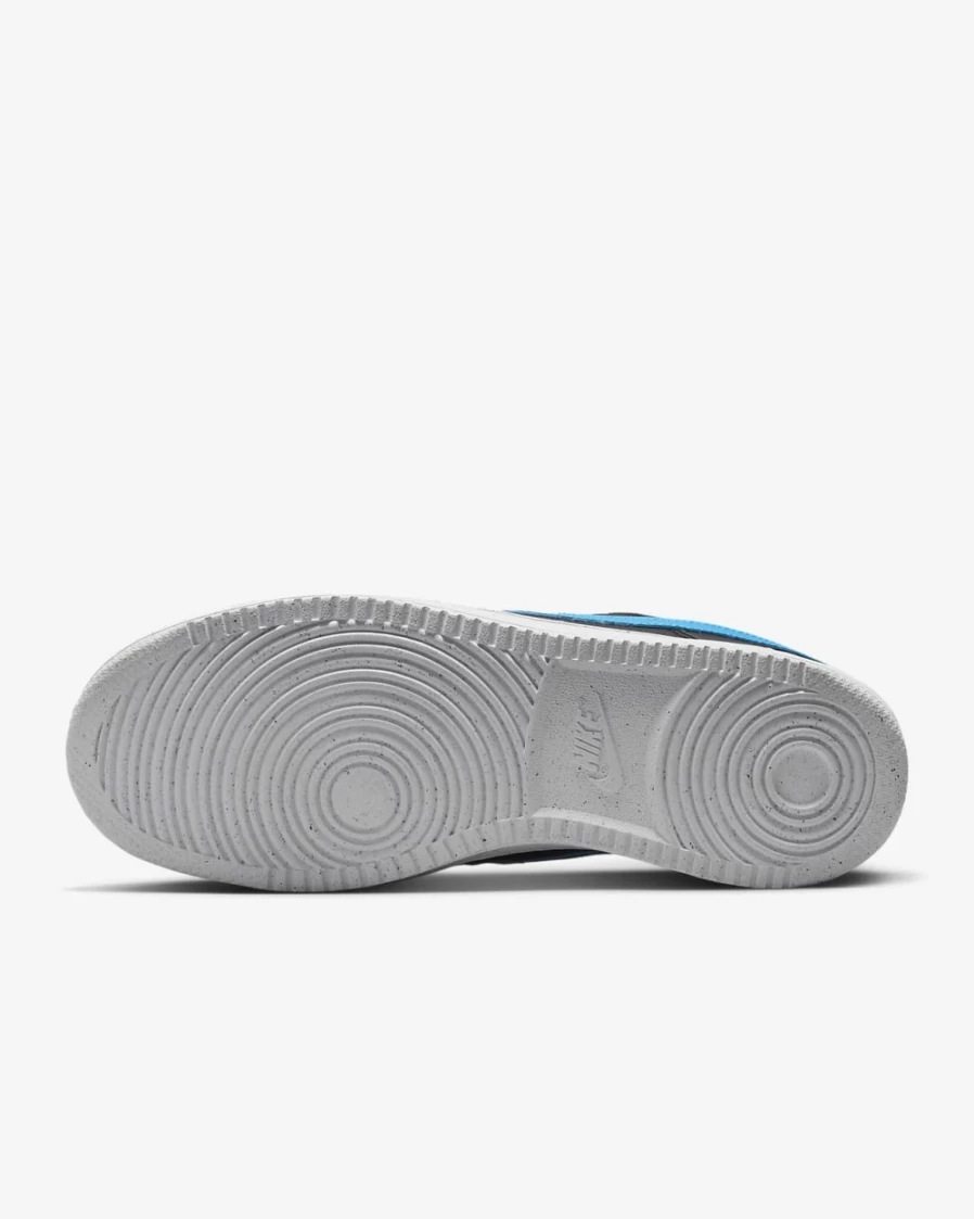 Nike Court Vision Low Next Nature Men's Sneakers - Black/White/Laser Blue Basketball Shoes for Men