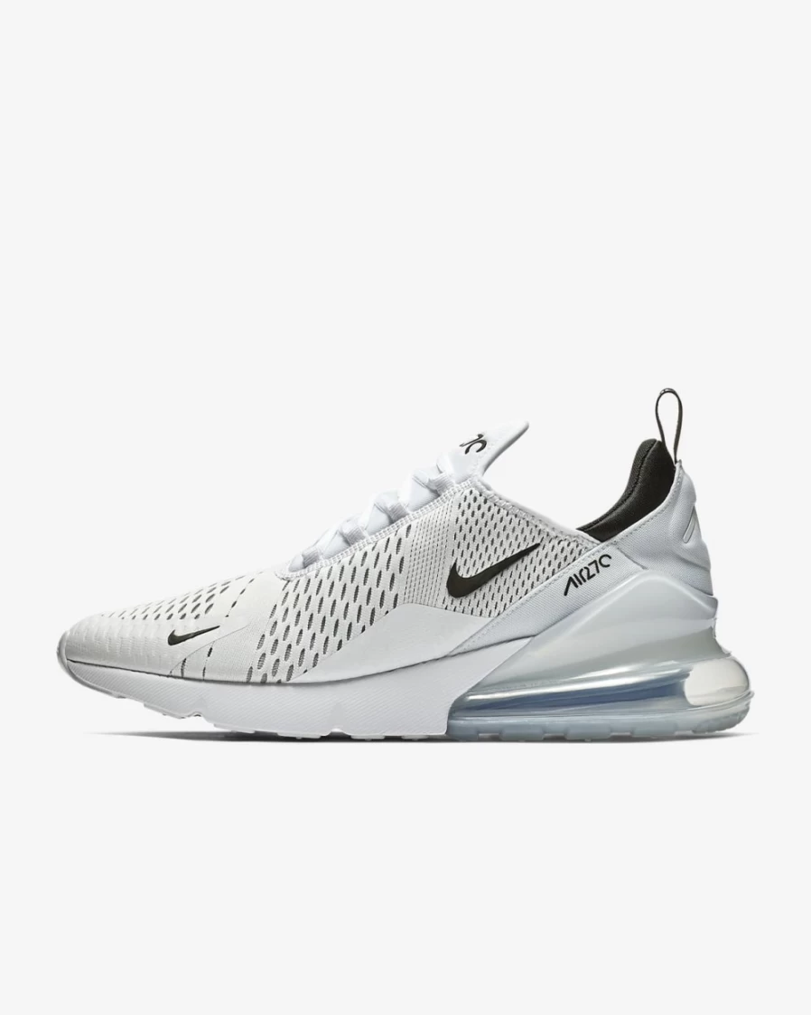 Nike Air Max 270 Men's White White Black Running Shoes