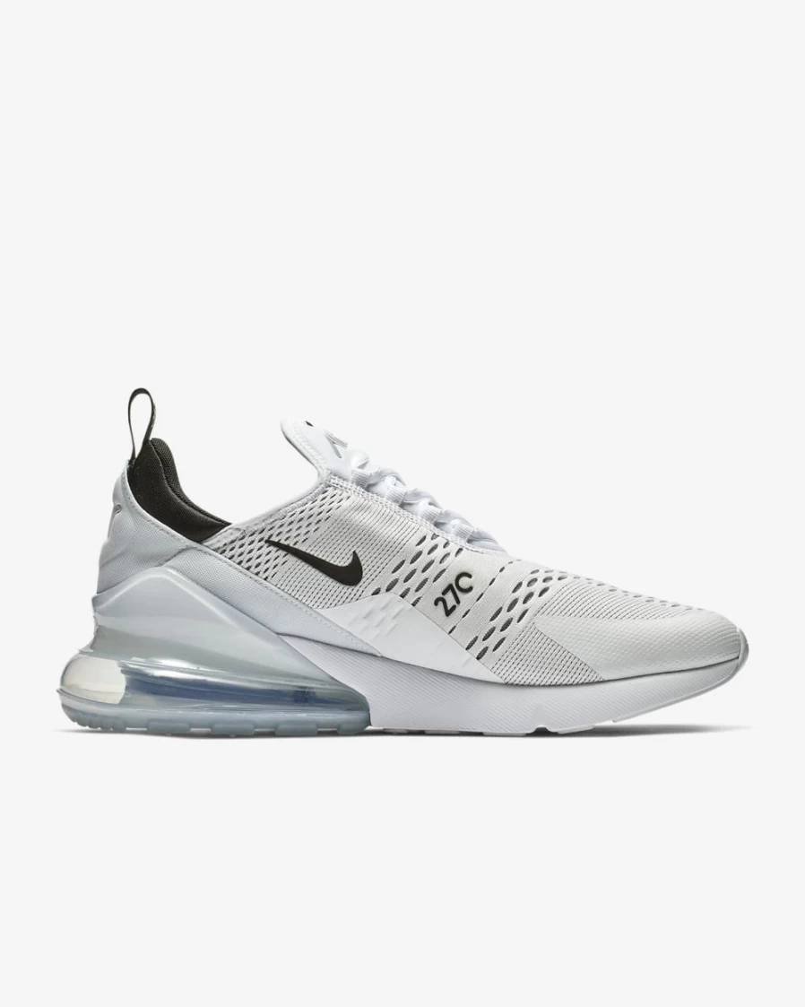 Nike Air Max 270 Men's White White Black Running Shoes