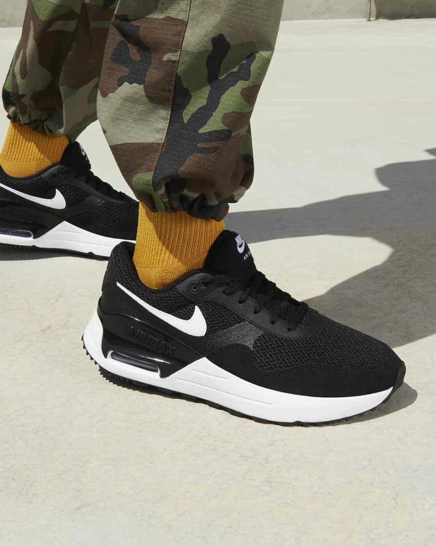Nike Air Max SYSTM Men's Running Shoes - Black/Wolf Grey/White