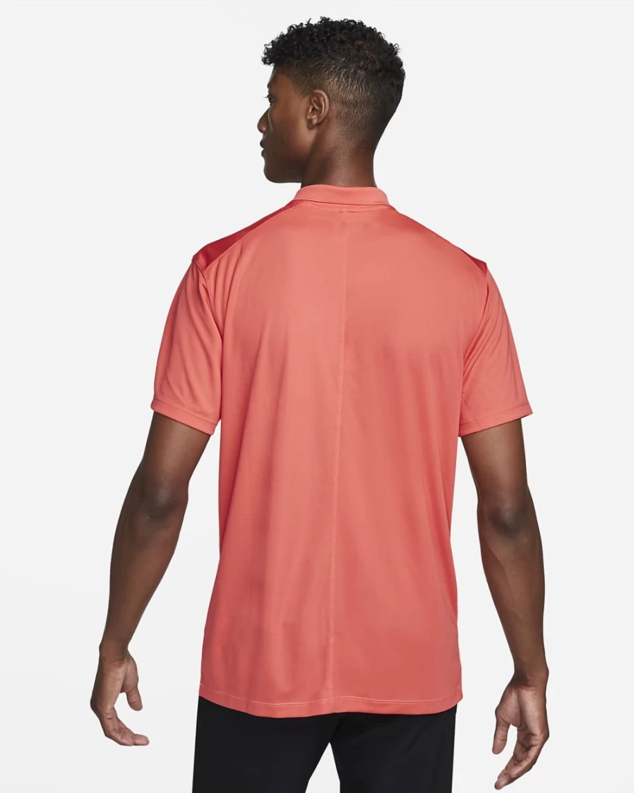 Nike Dri-FIT Victory Men's Golf Polo Shirt - Magic Ember/Arctic Orange/Black - Moisture-Wicking Performance Top