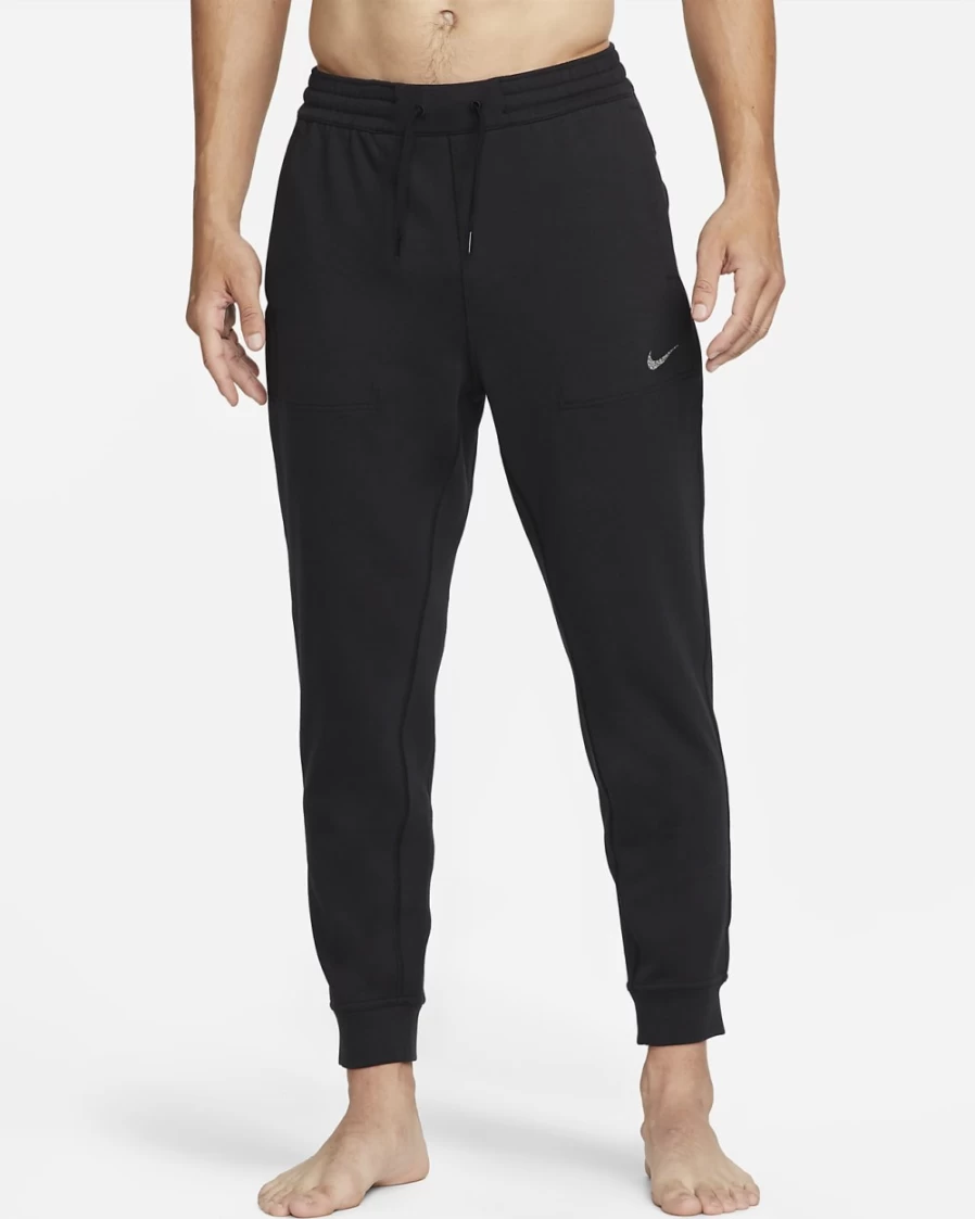 Nike Dri-FIT Men's Yoga Fleece Pants - Black