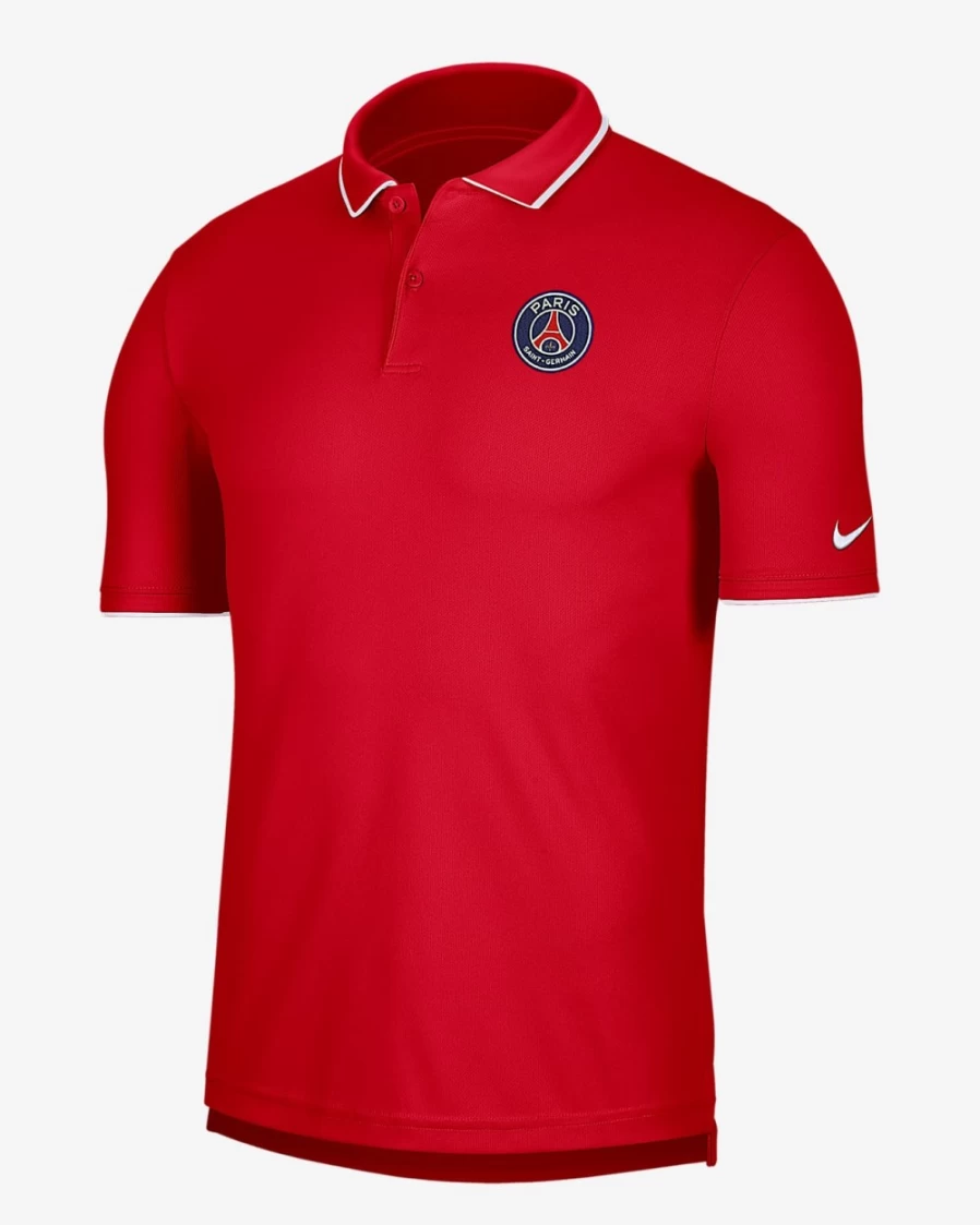 Nike Paris Saint-Germain Men's University Red Soccer Polo Shirt