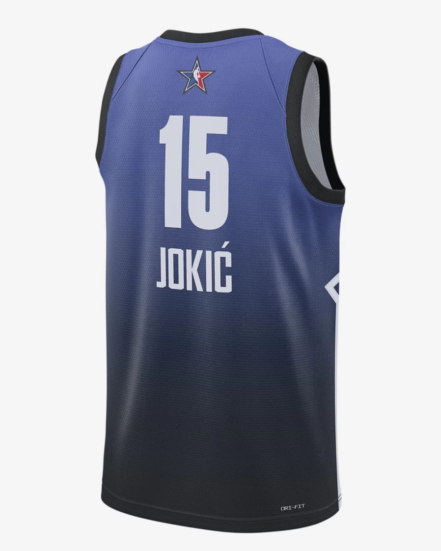 Nike Men's Sapphire Nikola Jokic 2023 NBA All-Star Jordan Dri-FIT Swingman Jersey