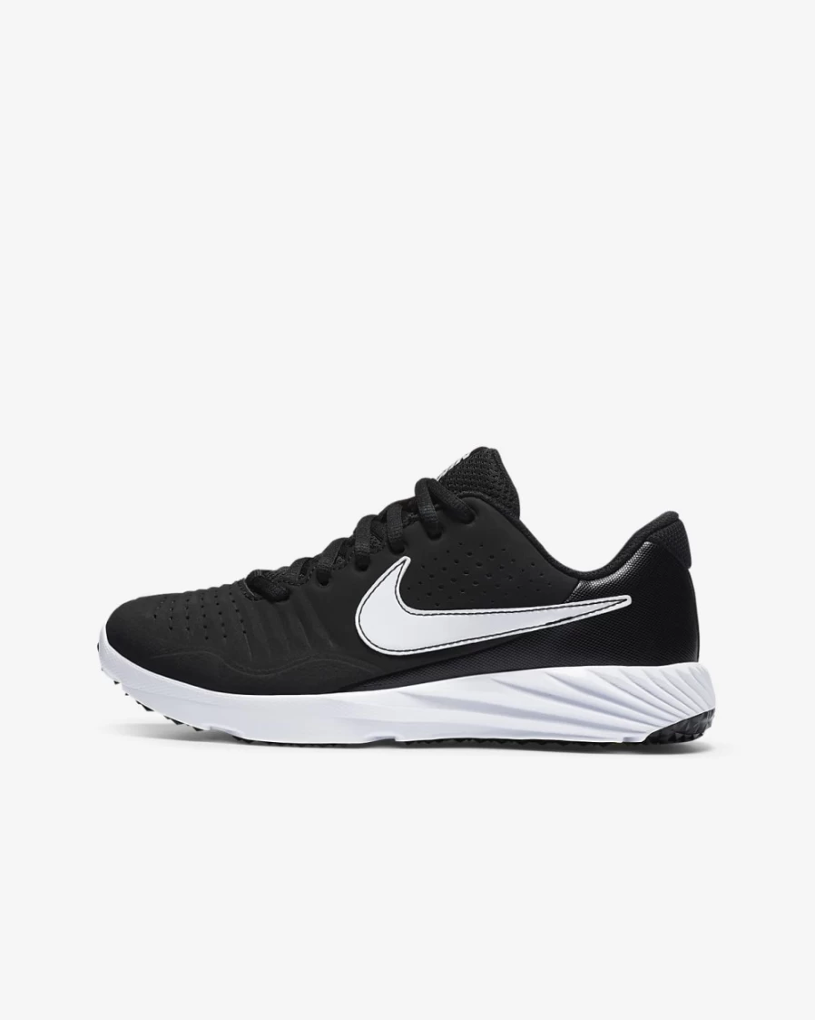 Nike Alpha Huarache 3 Turf Big Kids' Baseball Cleats - Black/Smoke Grey/Electric Green/White - Boys & Girls