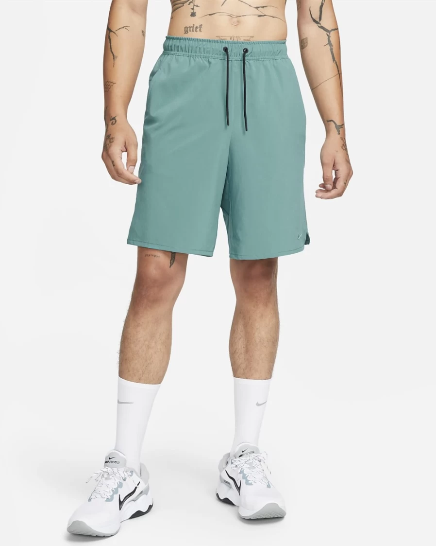 Nike Dri-FIT Unlimited Men's 9" Unlined Versatile Shorts in Mineral Teal/Black - Lightweight Quick-Dry Athletic Shorts for Running & Training