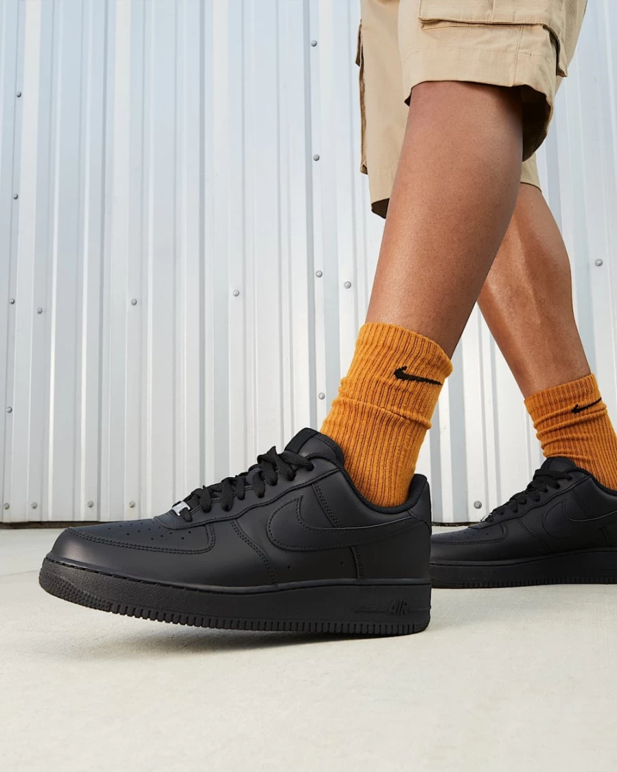 Nike Air Force 1 '07 Men's Shoes - Black/Black